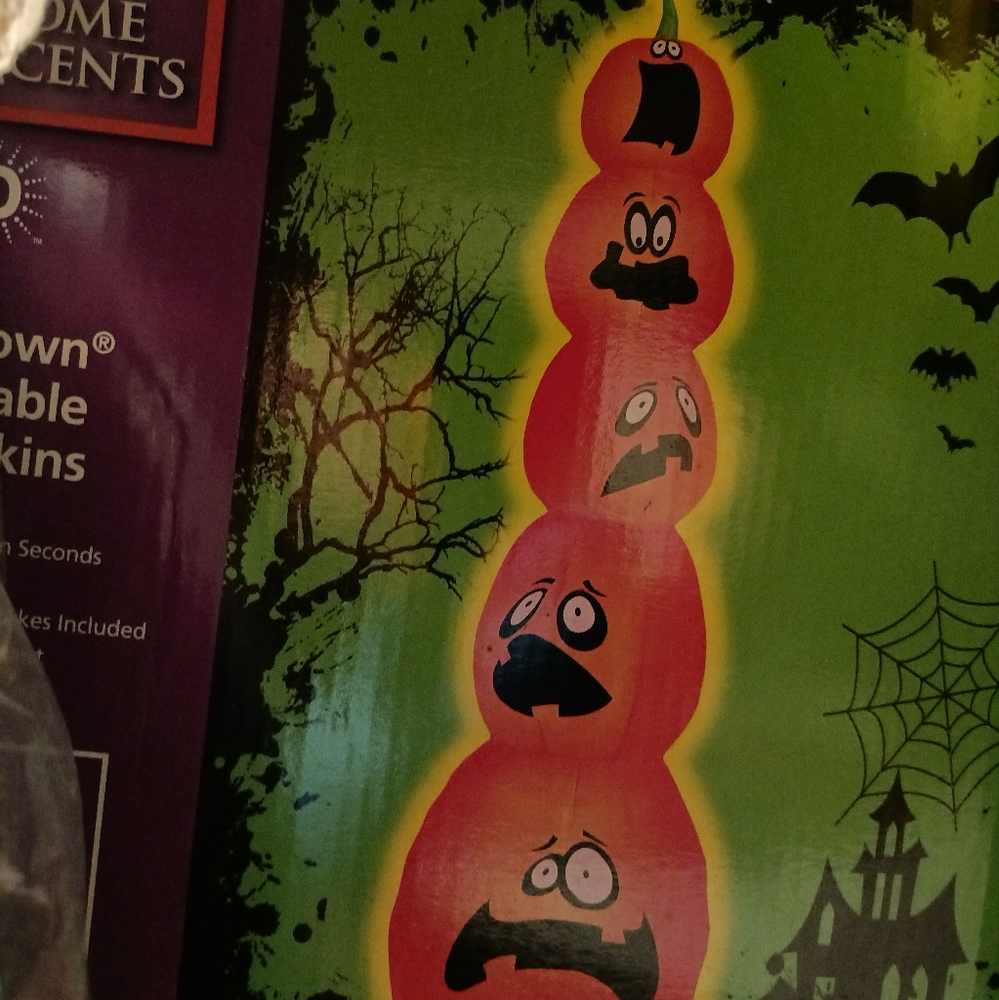 Inflatable pumpkins